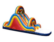 tropical inflatable water slides